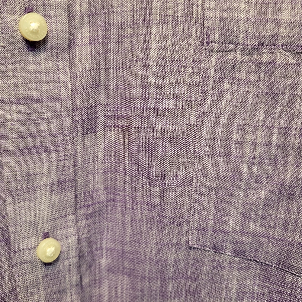 Tailorbyrd Men's Lavender Flip Cuff Long Sleeve Button Down Shirt - Size XL - Picture 4 of 7